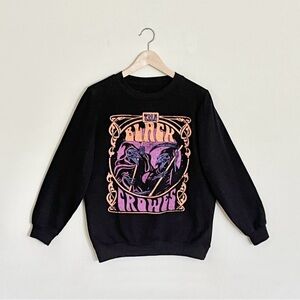 The Black Crowes Graphic Black Band Sweatshirt Adult size Small